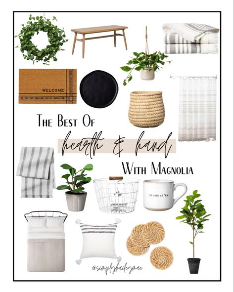 Rattan Farmhouse Decor, Magnolia Style Home, Hearth And Hand With Magnolia Living Room, Modern Boho Farmhouse Kitchen, Scandi Garden, Boho Farmhouse Kitchen, Scandinavian Farmhouse Style, Target Favorites, Magnolia Farmhouse