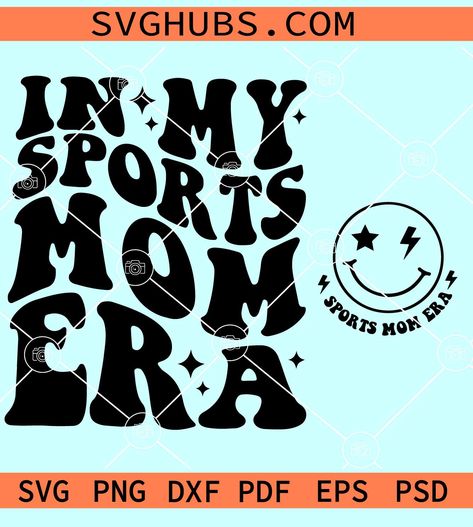 In My Sports Mom Era SVG, softball mom SVG, baseball mom SVG, cheerleader mom SVG Svg Softball, Cheerleading Mom, Baseball Mom Svg, Softball Mom Svg, Mom Era, Softball Mom, Sports Mom, Mom Svg, Baseball Mom