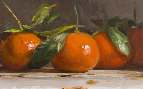 daily painting titled Clementines - click for enlargement Arte Doodle, Daily Painters, Still Life Oil Painting, Fruit Painting, Daily Painting, Painting Still Life, Still Life Art, Fruit Art, Still Life Painting