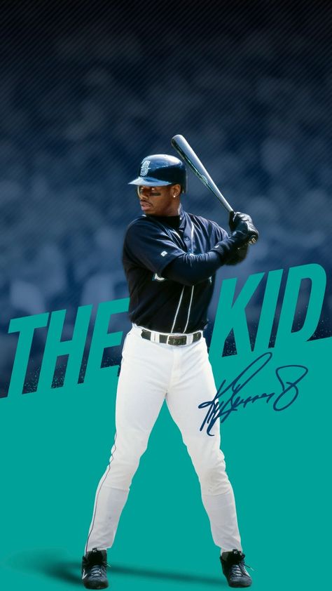 Ken Griffey Jr Wallpaper, Baseball Wallpaper, Mariners Baseball, Mlb Wallpaper, Ken Griffey Jr, Baseball Teams, Ken Griffey Jr., Griffey Jr, Ken Griffey