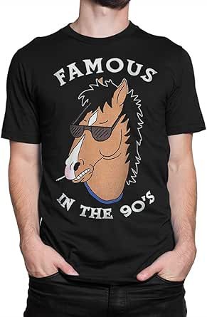 BoJack Horseman 'Famous in The 90's' T-Shirt, Men's Bojack Horseman, Black Shop, Kids Luggage, Baby Games, Luxury Store, Top Fashion Brands, Shop Top, Pharmacy Gifts, Fashion Brands