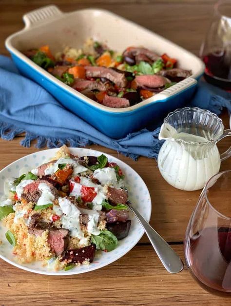 venison and couscous salad Chicken Pot Pie Dinner, Creamy Basil Dressing, Pasta With Mayonnaise, Vj Cooks, Venison Roast, Pesto Dressing, Venison Steak, Couscous Salad, Lemon Oil