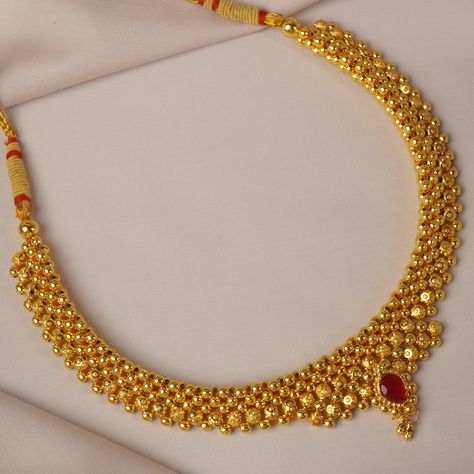 Full new range of kolhapuri thushi designs now restocked!! Red stones, ghungroos and patta patterns! Whatsapp - 9403830260 #thushi #kolhapurithushi #thushicollection Kolhapuri Thushi Designs, Gold Thushi Design, Thushi Necklace Gold Designs, Thushi Necklace Gold, Thushi Designs, Thushi Necklace, Malabar Jewellery, Bio Whatsapp, Eye Exercises