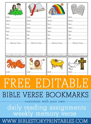 Free Editable Bible Verse Bookmarks (w/ daily reading assignments + memory verse!) Free Printable Bible Bookmarks, Printable Bible Bookmarks, Bible Verse Bookmarks, Bible Bookmarks, Bookmarks For Kids, Learn The Bible, Christian Activities, Bible Bookmark, Bible Verses For Kids