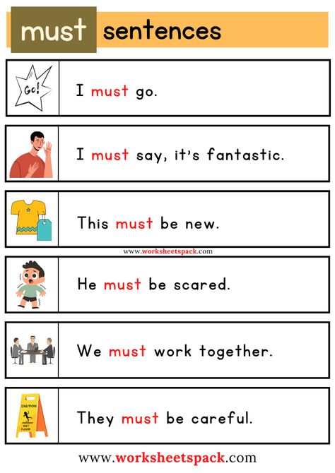 Must Sight Word Sentences Sight Word Sentence Cards, Kindergarten Fluency, Sentences Kindergarten, Reading Fluency Activities, Sentences Worksheet, Simple Sentence, Learning Grammar, Sight Word Sentences, English Worksheets For Kindergarten