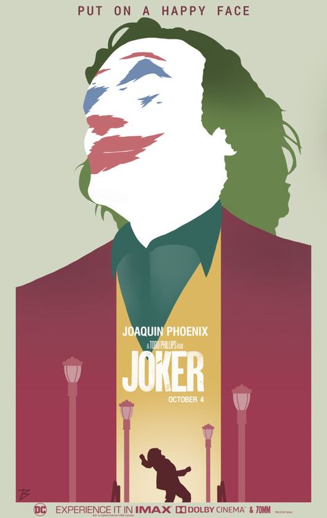 Custom Movie Posters, Movie Posters Minimalist Graphic Design, Simple Movie Posters, Movie Posters Illustration, Vector Movie Poster, Cool Movie Posters, Minimalistic Movie Posters, Joker Minimalist, Joker Movie Poster