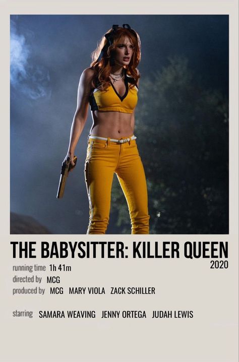 The Babysitter Poster, The Babysitter Movie, The Babysitter Killer Queen, Babysitter Movie, Polaroid Movie Poster, The Babysitter, Queen Poster, Tv Horror, Film Posters Vintage