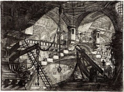 Piranesi Susanna Clarke, Susanna Clarke, Giovanni Battista Piranesi, Epic Fantasy Books, Famous Novels, Value In Art, No Way Out, Weird World, Pencil Sketch