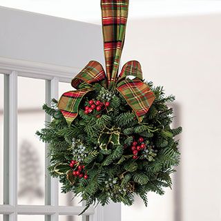 Under the Mistletoe Kissing Ball Christmas Topiary, Kissing Ball, Festive Centerpieces, Garden Store, Christmas Swags, Christmas Wonderland, Christmas Porch, Season's Greetings, Christmas 2019