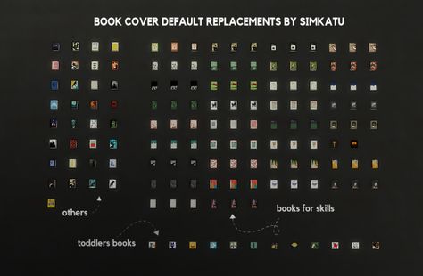 Sims 4 Default Replacement, Sims 4 Books, Sims 4 Replacement, Book Texture, Sims Games, The Sims 4 Download, Sims Community, Toddler Books, Write To Me