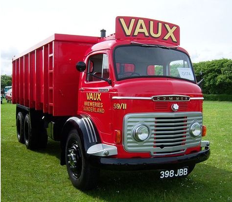 1959 Commer Lorry with Two-Stroke Three Cylinder Diesel Engine Manchester Buses, Tipper Lorry, Beer Truck, Old Commercials, Traction Engine, Old Lorries, Classic Truck, Big Rig Trucks, British Cars