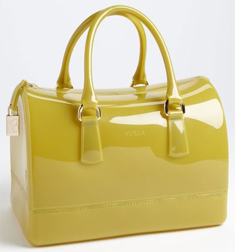 Furla Candy Bag, Furla Bags, Jelly Bag, Jaune Orange, Handbag Heaven, Cute Purses, Candy Bags, Mellow Yellow, Photo Instagram