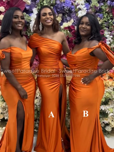 Rose Gold Bridesmaid Dress, Maid Of Honor Dress, Dress And Sneakers Outfit, Traditional African Clothing, Mermaid Bridesmaid, Maid Of Honour Dresses, Brown Wedding, Mermaid Bridesmaid Dresses, African Queen