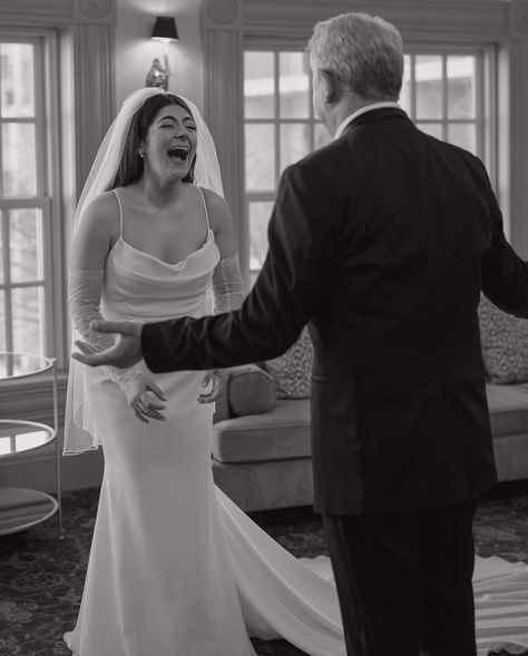 when you surprise Dad with a first look 🥹 . . . #wedding #njwedding #njweddingphotographer #eastcoastweddingphotographer #documentaryweddingphotographer #candidweddingphotography First Look With Dad, Photographer Ideas, First Look Photos, First Look Wedding, Rome Photo, 2025 Wedding, East Coast Wedding, Candid Wedding Photography, Nj Weddings