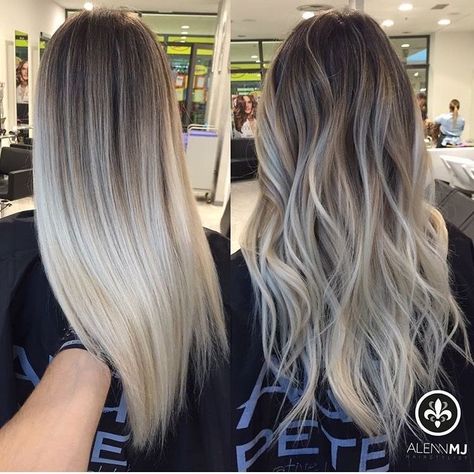 Blond Bayalage, Warm To Cool Blonde, Cool Blonde Hair Color, Cool Blonde Hair Colour, Salon Hair Color, Ash Blonde Balayage, Ombre Hair Blonde, Cool Blonde Hair, Light Blonde Hair