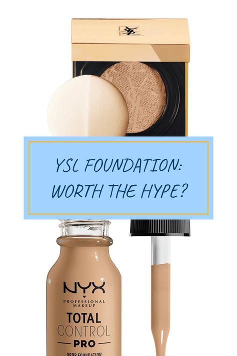 Looking for a YSL foundation that really lives up to the buzz? Our guide covers everything you need to know! From selecting the best shades to tips for application, we’ve got you covered. Discover the differences between YSL's Touche Éclat Le Cushion and other popular options like Nyx Total Control Drop Foundation. Whether you want a flawless finish for everyday wear or special events, our expert insights will help you choose the ideal foundation for your needs Nyx Total Control Foundation, Ysl Foundation, Tarte Maneater Mascara, Ysl Touche Eclat, Sheer Foundation, Touche Eclat, Mascara Review, Glow Foundation, Ysl Beauty