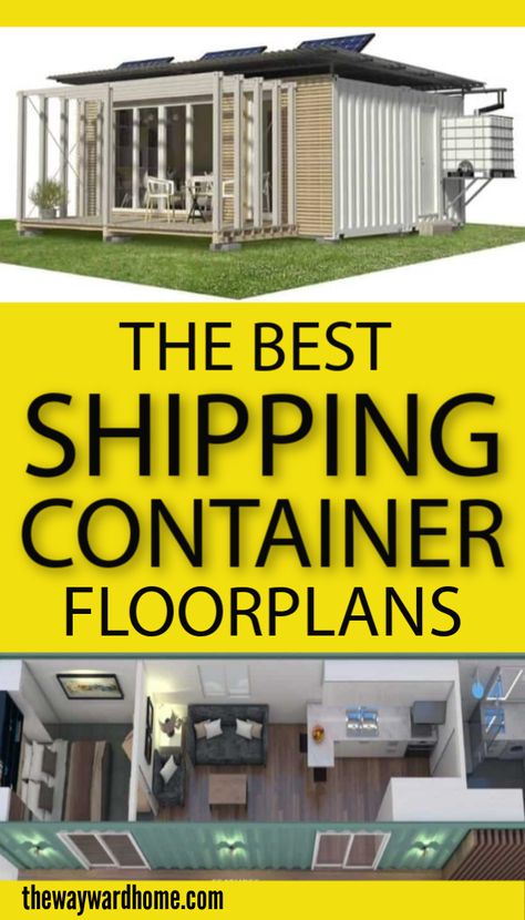 Shipping Container Homes Plans, Small Shipping Containers, Container Homes Plans, Shipping Container Conversions, Container Home Plans, Shipping Container Cabin, Container Conversions, Storage Container Homes, Diy Tiny House