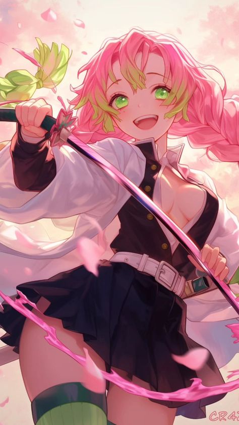 【MITSURI】 ⁀➷ Wallpaper ✪ Demon Slayer Mitsuri Fanart, Love Hashira Wallpaper, Demon Slayer Wallpaper Mitsuri, Cute Demon Slayer Wallpaper, Kanjiro Mitsuri, Mitsuri Kanroji Fanart, Mitsuri Kanroji Wallpaper, Demon Slayer Mitsuri Kanroji, Mitsuri Wallpaper