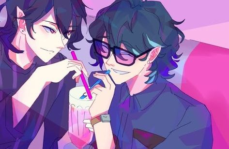 Rei Sakuma X Tsumugi Aoba, Tsumugi X Rei, Rei X Tsumugi, Tsumugi Aoba, Crazy B, Ensemble Stars, Blue Bird, Singing, Stars