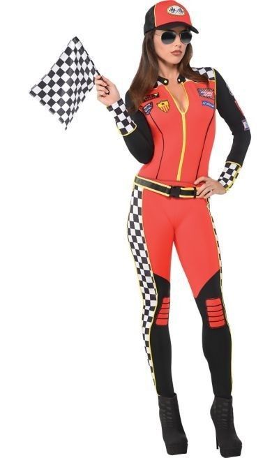 Race Car Driver Halloween Costume, Race Car Driver Costume, Racer Costume, Nascar Party, Career Costumes, Race Car Driver, Plus Size Halloween Costume, Car Driver, Halloween Costume Shop