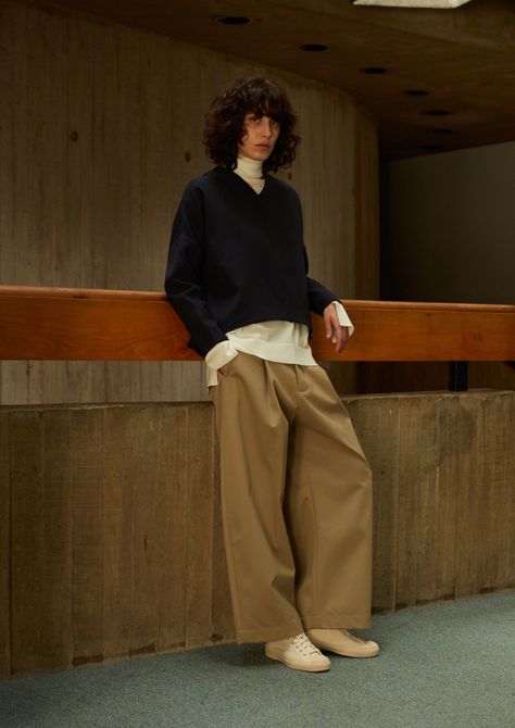 the wider the leg White Plimsolls, Turtle Neck Shirt, Fairy Clothes, Studio Nicholson, Fashion Images, 가을 패션, Minimal Fashion, Mode Outfits, Minimalist Fashion