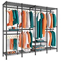 Industrial Clothing Rack, Portable Wardrobe Closet, Standing Closet, Portable Clothes Rack, Clothing Racks, Free Standing Closet, Closet Rack, Metal Clothes Rack, Functional Wardrobe