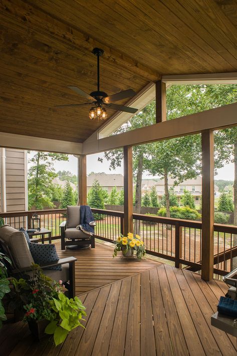 Open Back Porches - Traditional - Porch - Atlanta - by Atlanta Decking & Fence Co., Inc. | Houzz