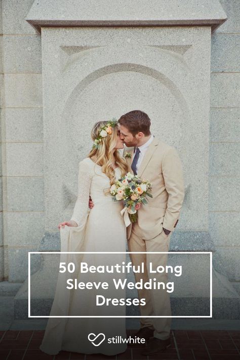 50 Beautiful Long Sleeve Wedding Dresses - The Stillwhite Blog - Stillwhite Deep In Love, Long Sleeve Wedding Dresses, Sleeve Wedding Dresses, Wedding Dress Sleeves, Colored Wedding Dresses, Found You, Long Sleeve Wedding, Wedding Dress Long Sleeve, Wedding Day