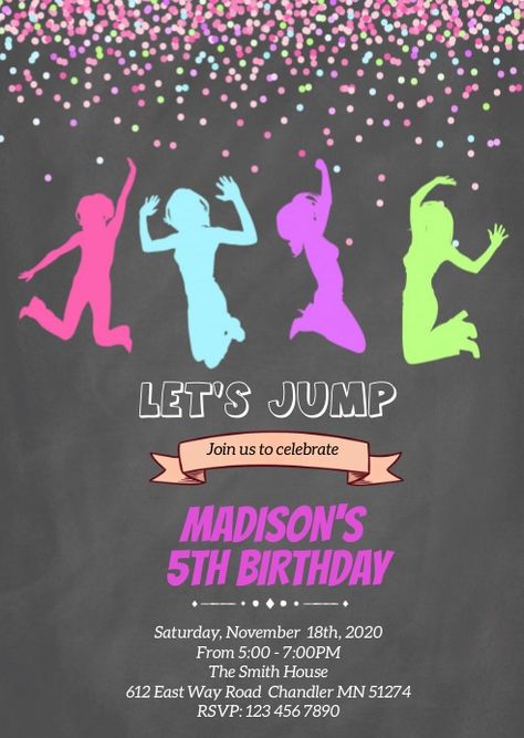 Trampoline Invitations Free Printable, Trampoline Birthday Invitations Free, Free Printable Trampoline Party Invites, Trampoline Park Birthday Party Invites, Editable Invitations Free Templates, Trampoline Park Birthday Party, Trampoline Party Invitations, Trampoline Birthday Invitations, Jump Party Invitations