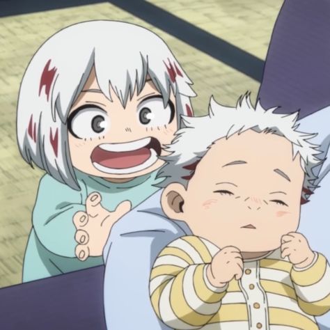 Mha As Babies, Todoroki Siblings, Natsuo Todoroki, Baby Reference, Fuyumi Todoroki, Mha Screencaps, Todoroki Family, Toya Todoroki, Period Humor