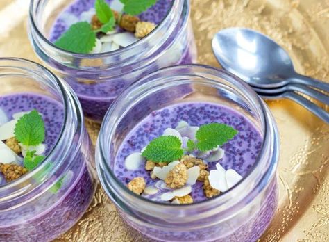 Blueberry Chia Pudding, Health Snacks For Work, Custard Cups, Summer Diet, Summer Meal Planning, Kids Meal Plan, Cooking Classes For Kids, Kid Friendly Dinner, Kids Diet