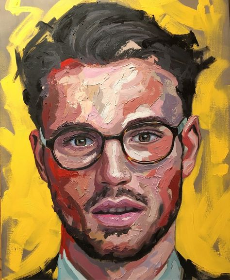 Human Painting, Acrylic Portrait Painting, Abstract Portrait Painting, Diy Abstract Canvas Art, Painting Courses, Art Of Man, Contemporary Portrait, Portrait Paintings, Art Painting Gallery