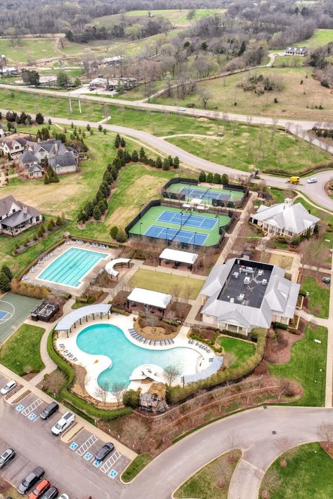 Nashville Private Club Community | Golf Community | The Grove | Nashville Homes | Nashville Homes For Sale | Luxury Homes | Gated Community | Resort Style Pool | Neighborhood Pool | Onsite Private Pool | Members Only Pool | Slides | Lap Pool | The Grove Sports Centre | Family Friendly Pool | Beach Entrance | Waterslide | Competition Lap Pool | Outdoor Pavilion | Healthy Lifestyle | Active Lifestyle | #GroveLiving | The Grove Club Lifestyle | Private Club Amenity Package Community Pool Design, Country Club Pool, Community Space Design, Pool Clubhouse, Nashville Homes, 2025 Manifestation, Club Lifestyle, Shooting Club, Pool Club