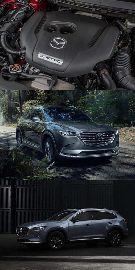 2021 Mazda CX-9 Arrives With New Looks And Updated Interior. Mazda's largest model gets some much-needed improvements. Mobil Porsche, Luxury Vehicle, Luxury Cars Rolls Royce, God Things, 20 Inch Wheels, Mazda Cx 9, Grey Exterior, Paint Matching, Suv Cars