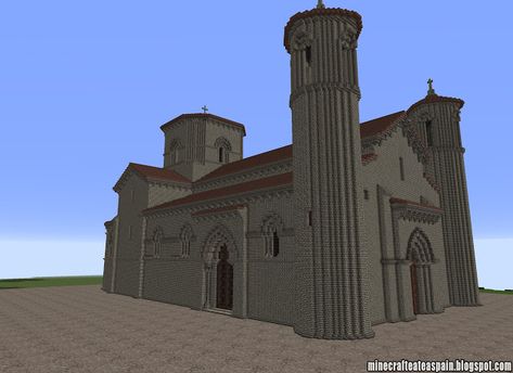 ¡MINECRAFTEATE!: Réplica Minecraft de la Iglesia de San Martín de Tours, Fromista, Palencia, España. Canal House, Amazing Minecraft, Minecraft Architecture, Minecraft Buildings, Minecraft Projects, Minecraft Creations, San Pedro, Minecraft, Video Games