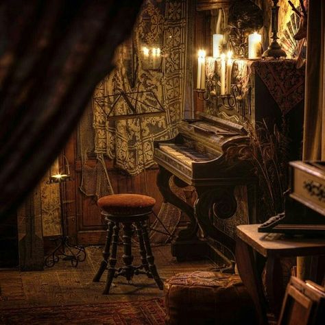 Image uploaded by Alrauna. Find images and videos on We Heart It - the app to get lost in what you love. Paradis Sombre, Vampire Girlfriend, Oc Lore, Abandoned Mansion, Piano Room, Infernal Devices, Victorian Goth, Gothic Aesthetic, Academia Aesthetic