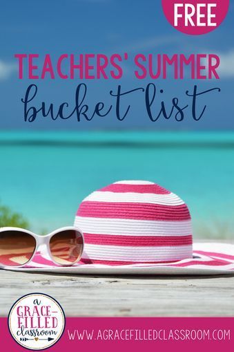 FREE Teachers’ Summer Bucket List to make your summer memorable and fun! Teacher Summer Bucket List, Bucket List Gift, Summer Lesson Plans, Summer Planning, Summer Lesson, List To Make, Bored Teachers, Summer To Do List, School Prep