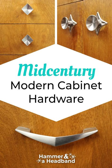 Where to Find Mid-Century Modern Cabinet Hardware and Drawer Pulls Mid Century Modern Cabinet Hardware, Diy Mid Century Modern Furniture, Mid Century Modern Kitchen Cabinets, Mid Century Modern Cabinet, Modern Kitchen Hardware, Mid Century Modern Door, Mid Century Modern Cabinets, Modern Cabinet Hardware, Diy Mid Century