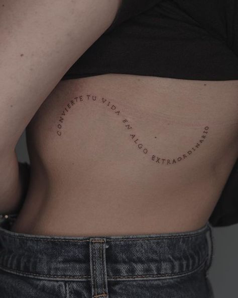 𝔼𝕝𝕚𝕗 on Instagram: "Curved text ✨ . . . . #tattoo #inked #lotus #smalltattoo #tinytattoo #floraldesign #flowertattoo #ornament #tattooistanbul #flowersketch #birthflowertattoo #tattooaesthetic #quotes" Curved Word Tattoo, Curved Text Tattoo, Curved Tattoo Design, Curved Tattoo, Text Tattoo Ideas, Tattoo Ideas Minimal, Lost Tattoo, Aesthetic Tattoo Ideas, Simple Tattoo Ideas