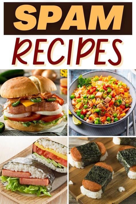 Try one of these easy Spam recipes if you need something meaty, quick, versatile, and surprisingly delicious. Trust me; they're spam-tastic! Teriyaki Spam Recipes, Spam Stir Fry Recipes, Keto Spam Recipe, Spam Lunch Ideas, Spam Recipes Dinners Easy, Recipes With Spam, Hawaiian Spam Recipes, Spam Meals, Spam Fritters