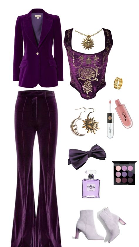 Witchy Outfits, Purple Outfit, Purple