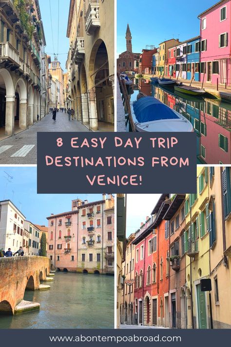 Day Trips From Venice Italy, Places To Visit In Venice, Day Trip From Venice, Europe Planning, Venice Trip, Venice Beach Florida, Venice Beach House, Venice Italy Beaches, Day Trips From Venice