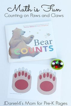 Bear Counts: Counting on Paws A hands-on activity that makes learning how to count FUN for young children in preschool and kindergarten! Fun Science Activities For Kids, Fun Science Activities, Book And Craft, Bears Preschool, Prek Math, Counting On, Preschool Literacy, Winter Preschool, Science Activities For Kids