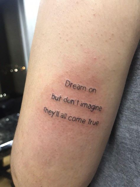 Meanful Tattoos, Billy Joel Tattoo, Joel Tattoo, Tattoo Billy Joel, Sick Tattoos, Enough Tattoo, Inspo Tattoo, Sick Tattoo, Small Pretty Tattoos