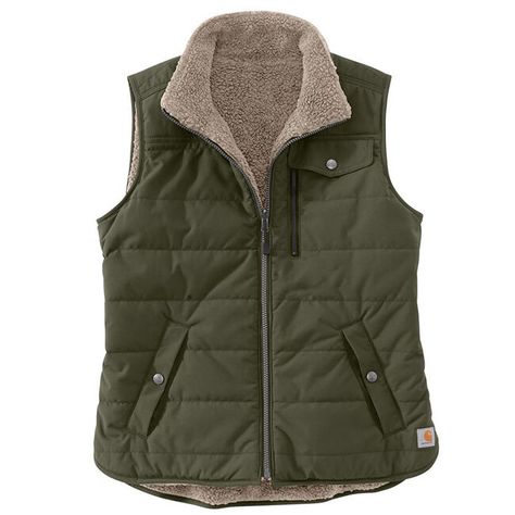 Carhartt Jacket Women's, Shuffles Cutouts, Carhartt Vest, Carhartt Jackets, Utility Vest, Brown Vest, Carhartt Womens, Hoodie Vest, Carhartt Women