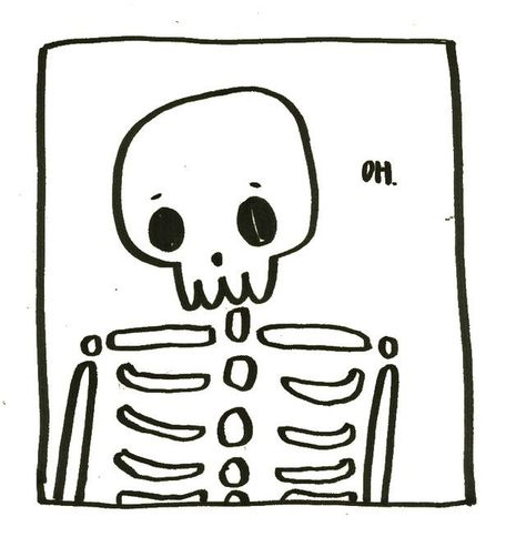 A Drawing, Group Chat, Skeleton, Ghost, Black And White, Drawings, Black