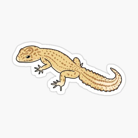 Basilisk Lizard, Gecko Sticker, Leopard Gecko, Gecko, Creature Art, Pin Badges, Independent Artist, Snoopy, My Saves