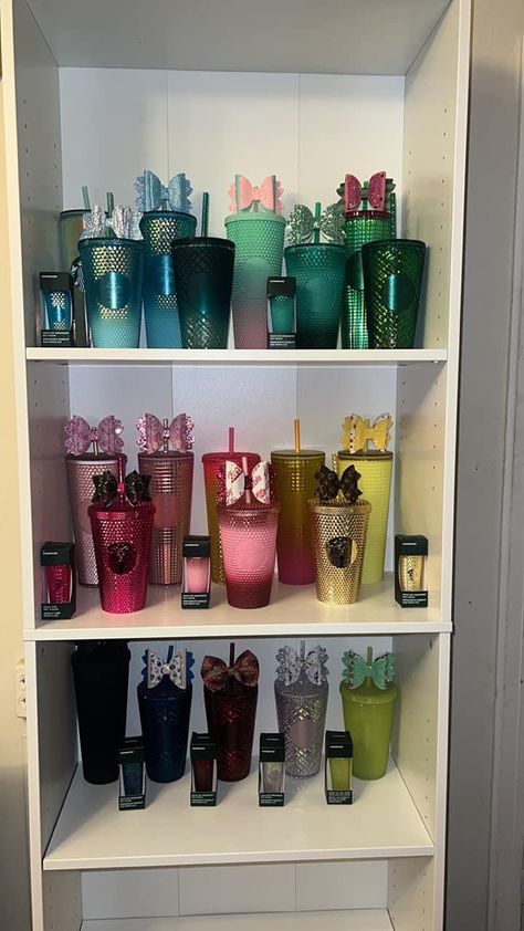 Tumbler Cups Display, Starbucks Tumbler Wall Display, Starbucks Tumbler Display, Starbucks Cups Display, Starbucks Cups Collection, Tumbler Organization, Starbucks Tumbler Shelf Display, Starbucks Tumbler Collection Display, Starbucks Tumbler Collection Storage