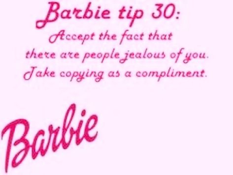 Barbie Tips, Barbie Quotes, Jealous Of You, Gisele Bündchen, Girly Quotes, Paris Hilton, Just Girly Things, Barbie Girl, Video Editor