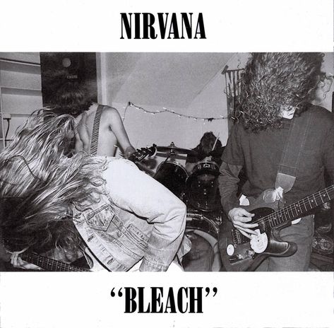 nirvana bleach inverted | by aslnlneassassln Tracy Marander, Nirvana Album Cover, Nirvana Pictures, Nirvana Album, Grunge Band, Black And White Posters, Music Wall, Music Film, 90s Grunge